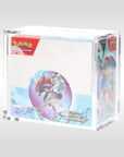 Astralis Display Protection Arkane Shield – boîtier acrylique anti-UV pour booster box Pokémon vue complète de profil