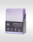 Pack de toploaders seamless anti-UV 3x4" 35pt Arkane Shield – vue de profil avec emballage