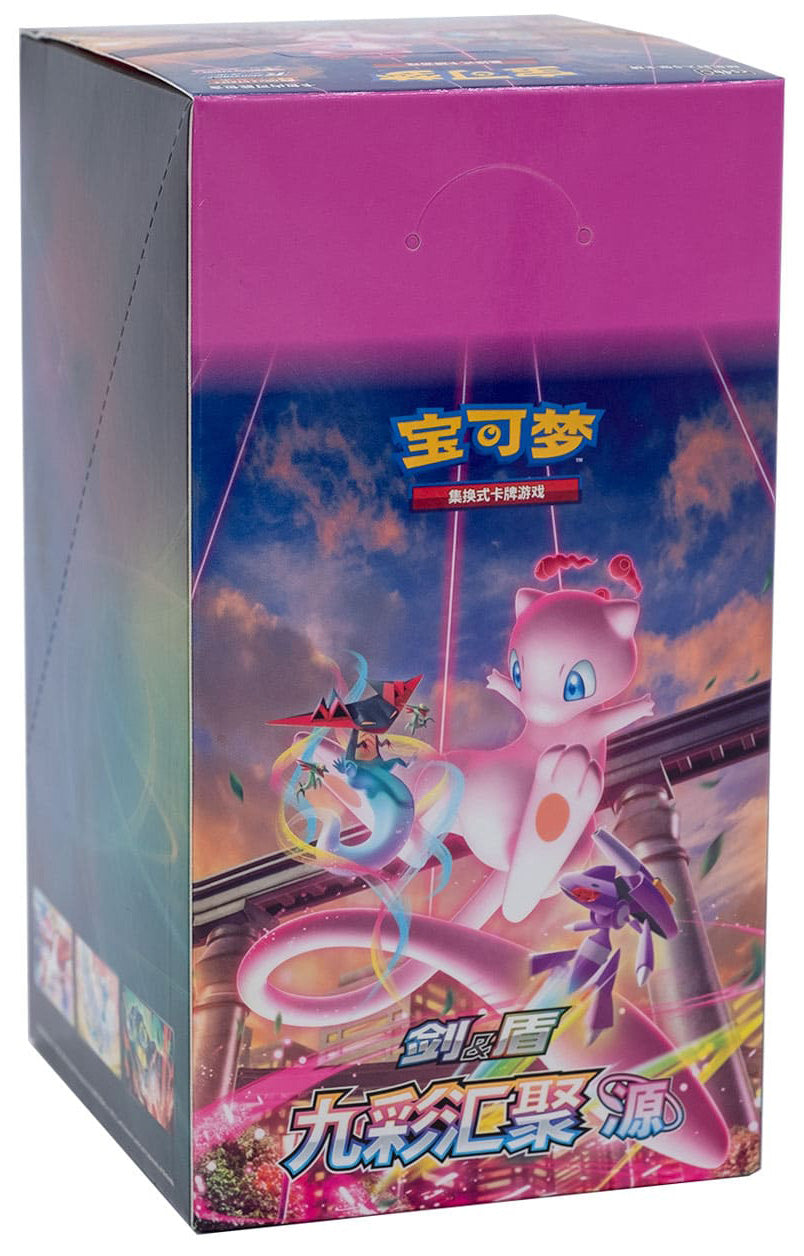 Display Mew Nine Colors Gathering Origin CS4bc 24 Slim Pack Pokémon Chinois