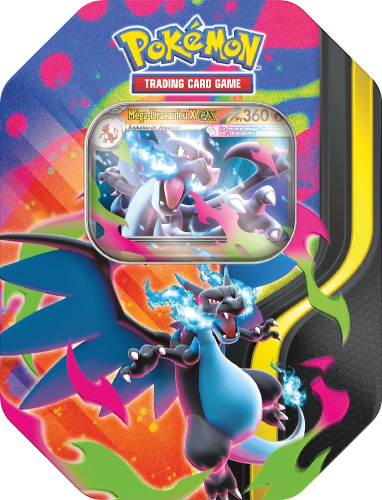 Pokébox Tin Méga-Dracaufeu Ex Pokémon Français