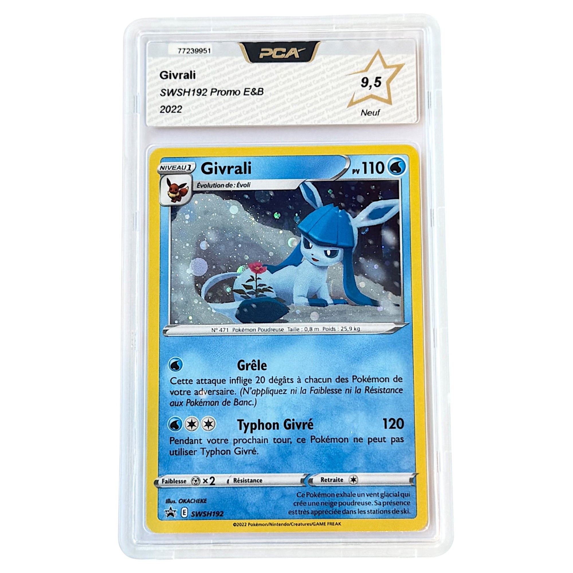 Carte gradée PCA Français givrali Holo Promo E&amp;B