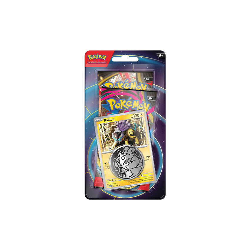 Blister Pack 2 Boosters + Promo Raikou Pokémon