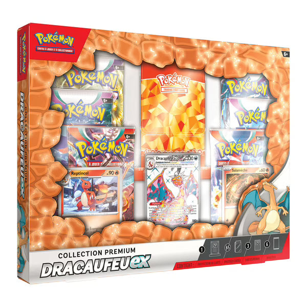 Coffret Collection Premium Dracaufeu-Ex Pokémon