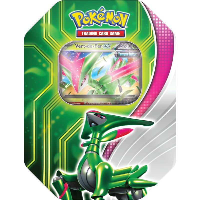 Pokébox Tin 2024 Q2 Choc Paradoxe Serpente-Eau et Vert-de-Fer Pokémon Français