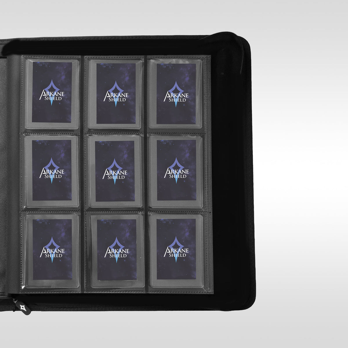 Binder premium toploader 9 cases Arkane Shield – portfolio pour cartes TCG