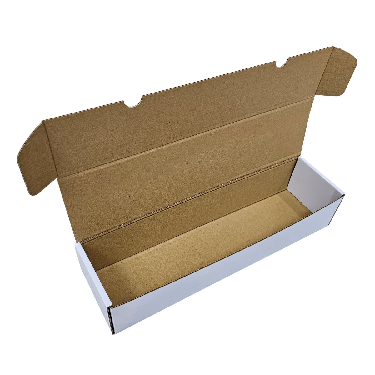 Box de rangement small Arkane Shield – boîte de stockage ouverte vue de profil pour cartes Pokémon, Magic et One Piece
