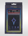 Slab Shield Frost Spark – protection rigide bleu et jaune pour carte gradée PSA Arkane Shield