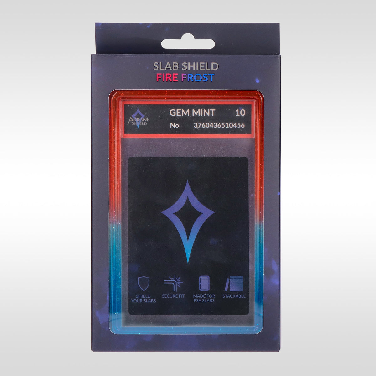 Slab Shield Fire Frost Arkane Shield – packaging premium de la protection rigide pour carte gradée PSA