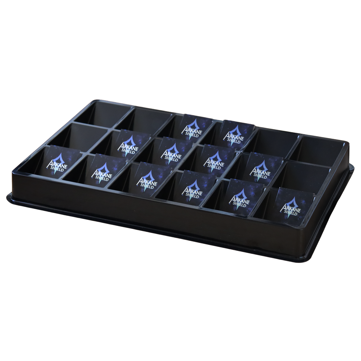 Sorting tray 18 cases Arkane Shield – plateau de tri pour cartes Pokémon, Magic et One Piece
